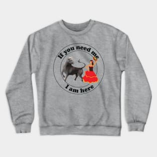 Travel to spain Crewneck Sweatshirt